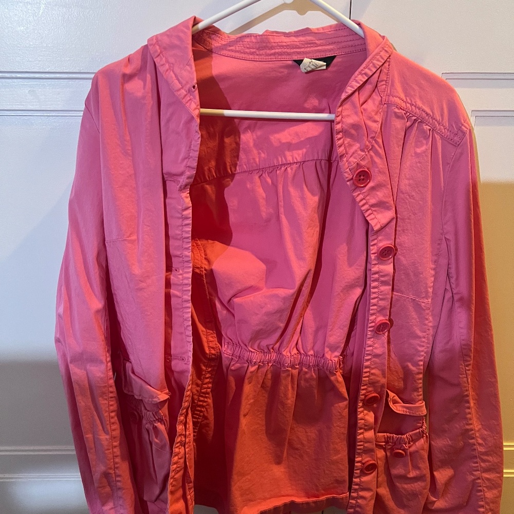 J Crew Pink Coat